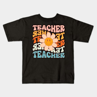 Retro Teacher  School Teacher Kids T-Shirt